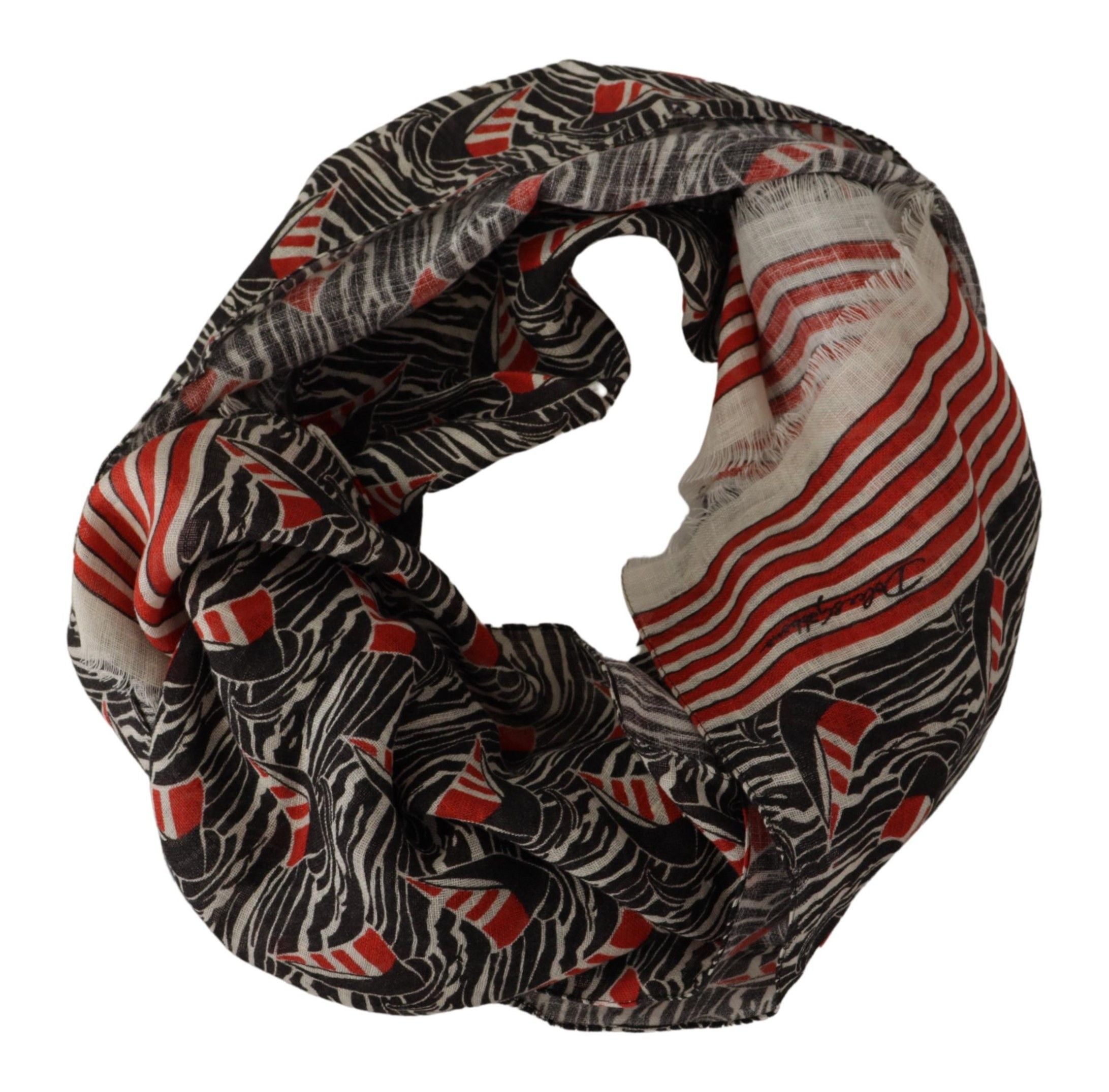 Dolce & Gabbana Elegant Striped Linen Men's Scarf - ACCEXO