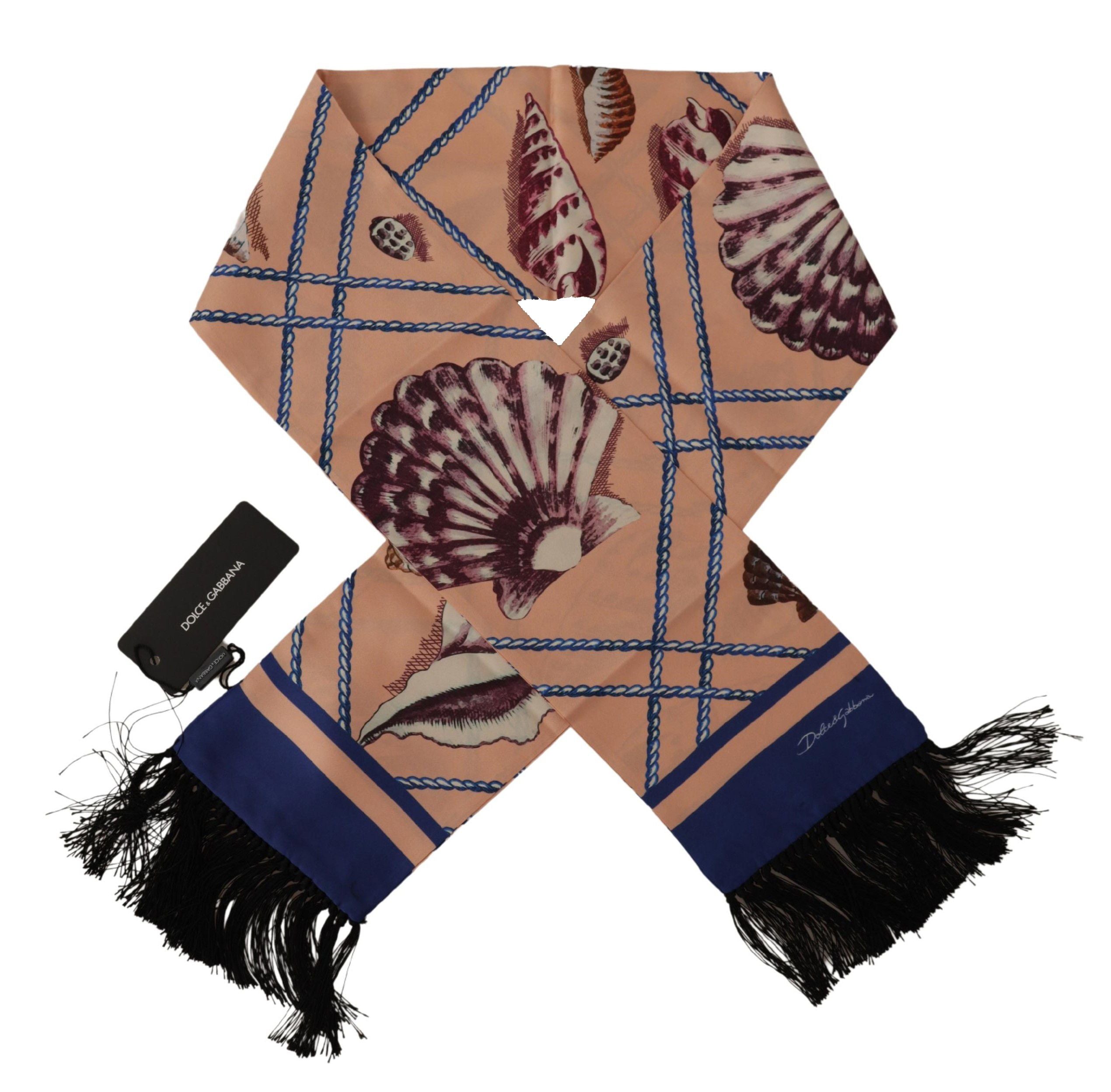 Dolce & Gabbana Elegant Silk Men's Scarf Wrap - Multicolor Luxury Accessory - ACCEXO