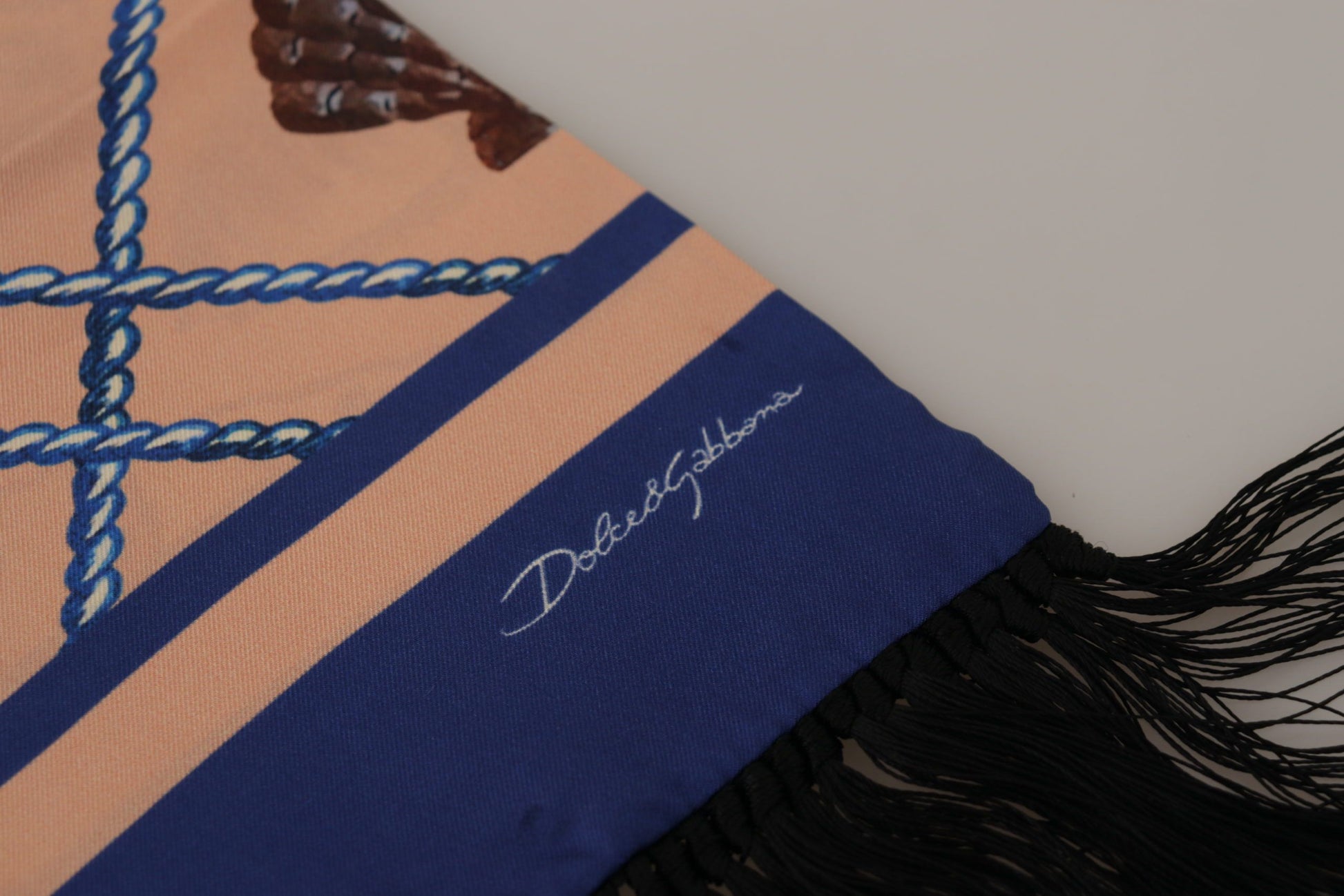Dolce & Gabbana Elegant Silk Men's Scarf Wrap - Multicolor Luxury Accessory - ACCEXO