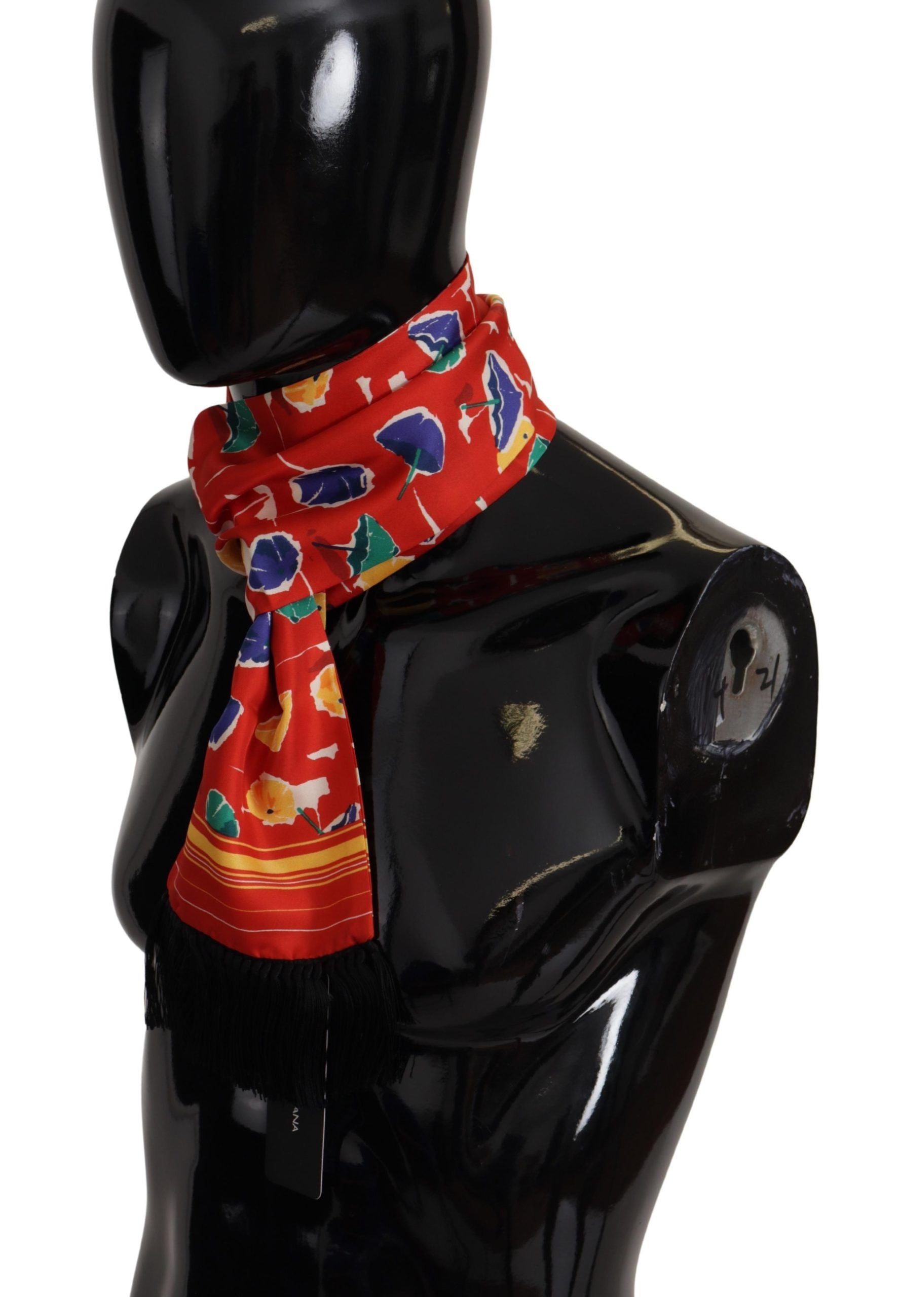 Dolce & Gabbana Elegant Multicolor Silk Men's Scarf - ACCEXO