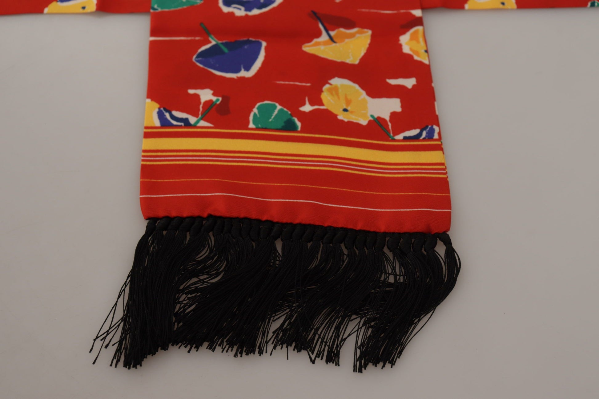 Dolce & Gabbana Elegant Multicolor Silk Men's Scarf - ACCEXO