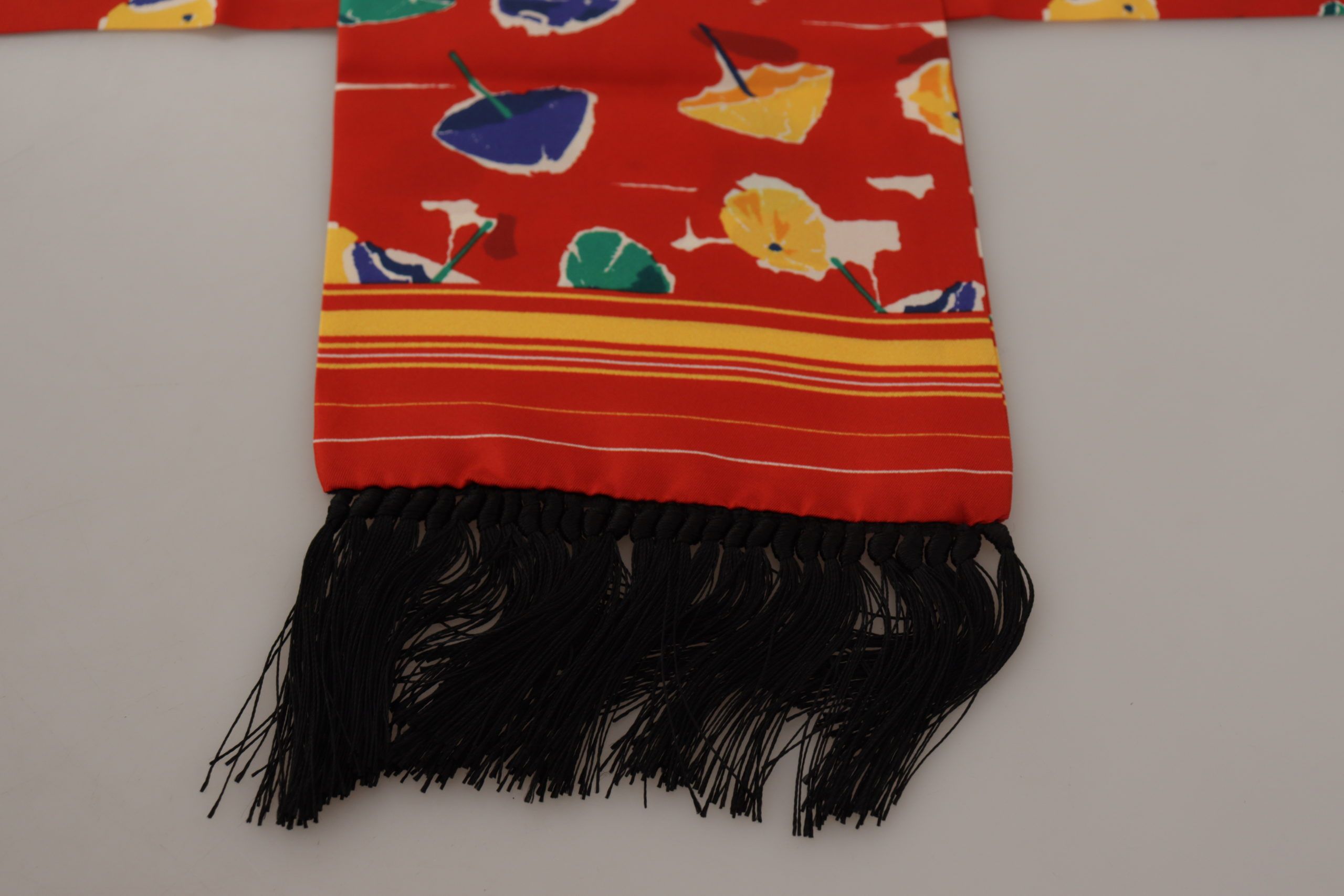 Dolce & Gabbana Elegant Multicolor Silk Men's Scarf - ACCEXO