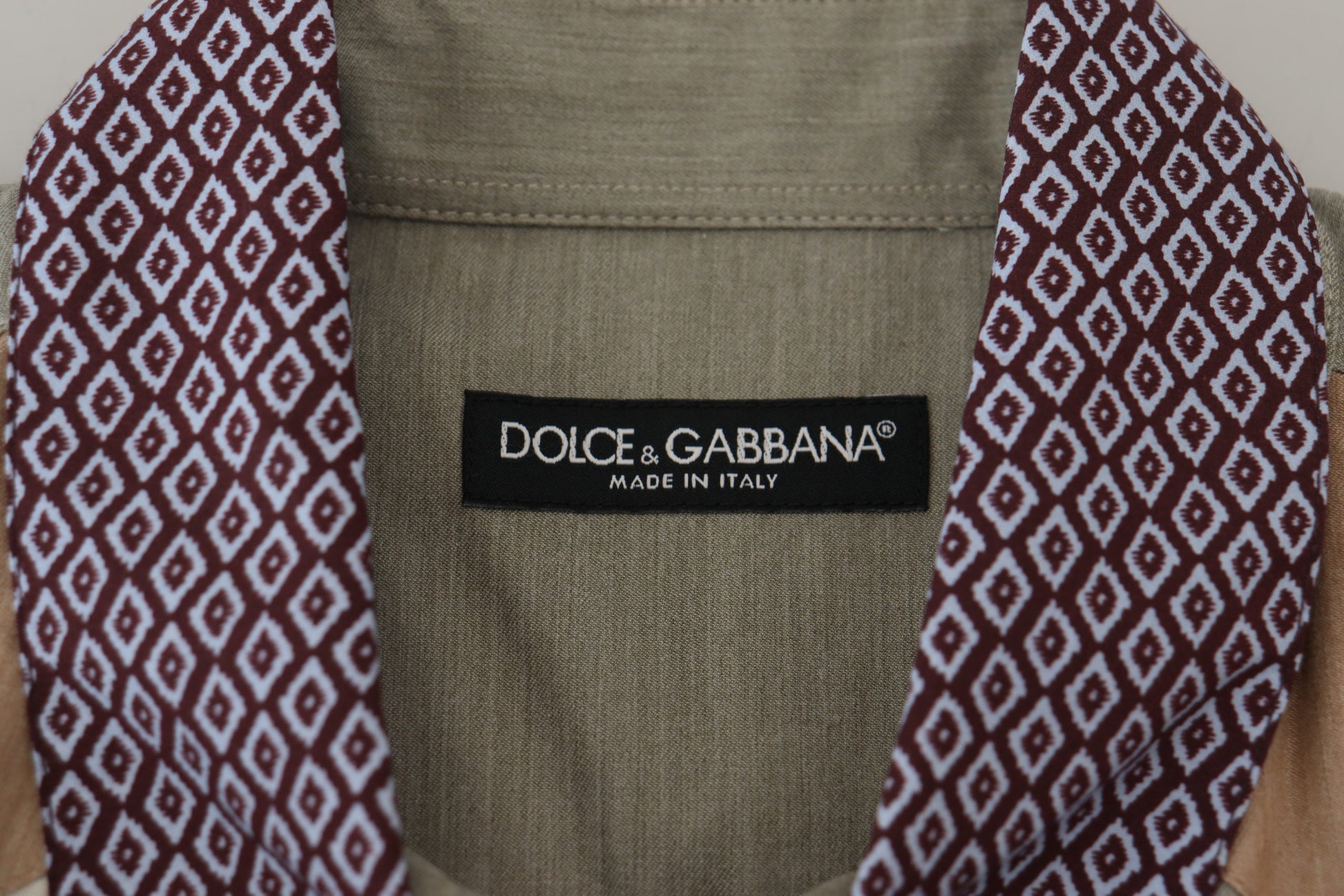 Dolce & Gabbana Elegant Multicolor Slim Fit Casual Shirt - ACCEXO