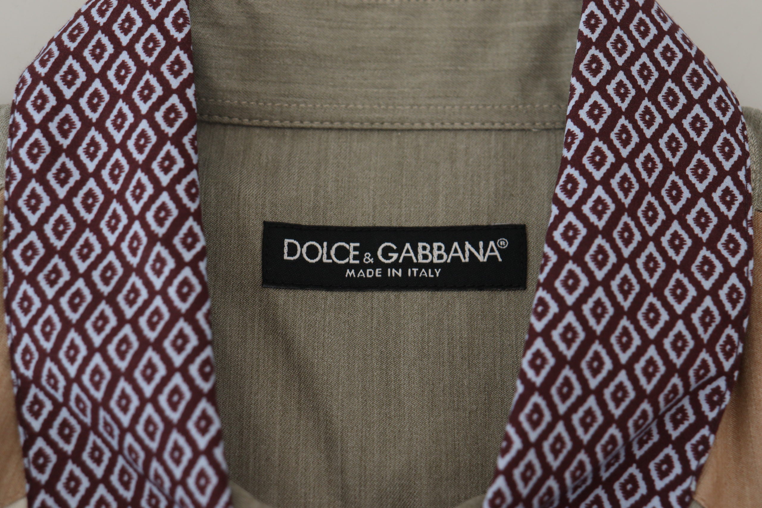 Dolce & Gabbana Elegant Multicolor Slim Fit Casual Shirt - ACCEXO