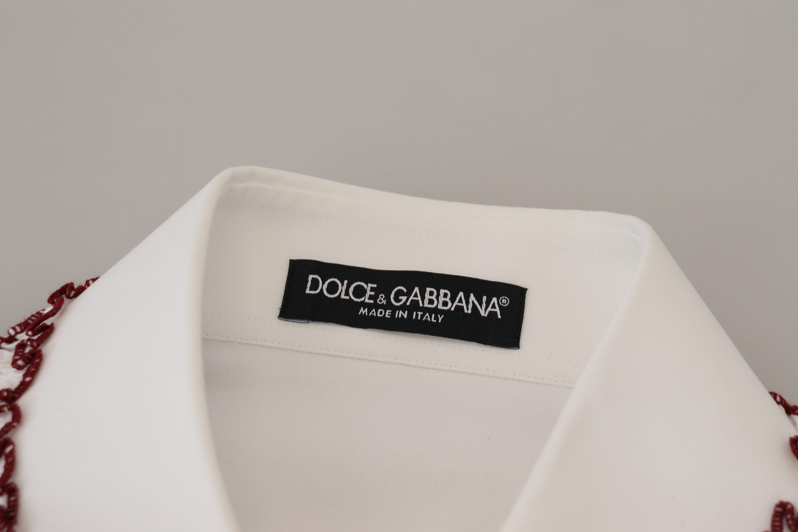 Dolce & Gabbana Elegant White Cotton Polo Top - ACCEXO