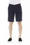 Baldinini Trend Blue Cotton Men Shorts