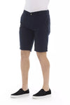 Baldinini Trend Blue Cotton Men Shorts