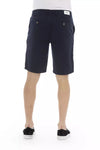 Baldinini Trend Blue Cotton Men Shorts