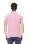 Baldinini Trend Pink Cotton Men Polo