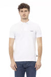 Baldinini Trend White Cotton Men Polo