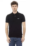 Baldinini Trend Black Cotton Men Polo Shirt