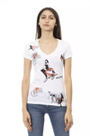 Trussardi Action White Cotton Women's Tee