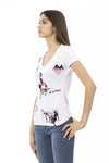 Trussardi Action White Cotton Women's Tee