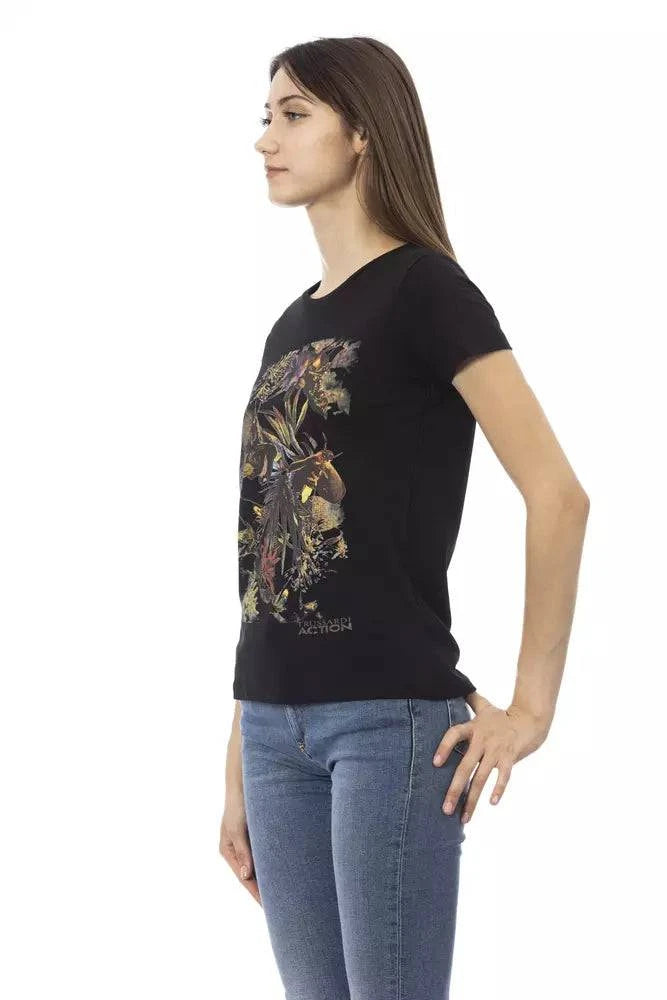 Trussardi Action Black Cotton Women Top - ACCEXO