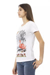 Trussardi Action White Cotton Women T-Shirt