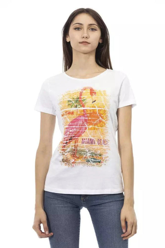 Trussardi Action White Cotton Women's Top