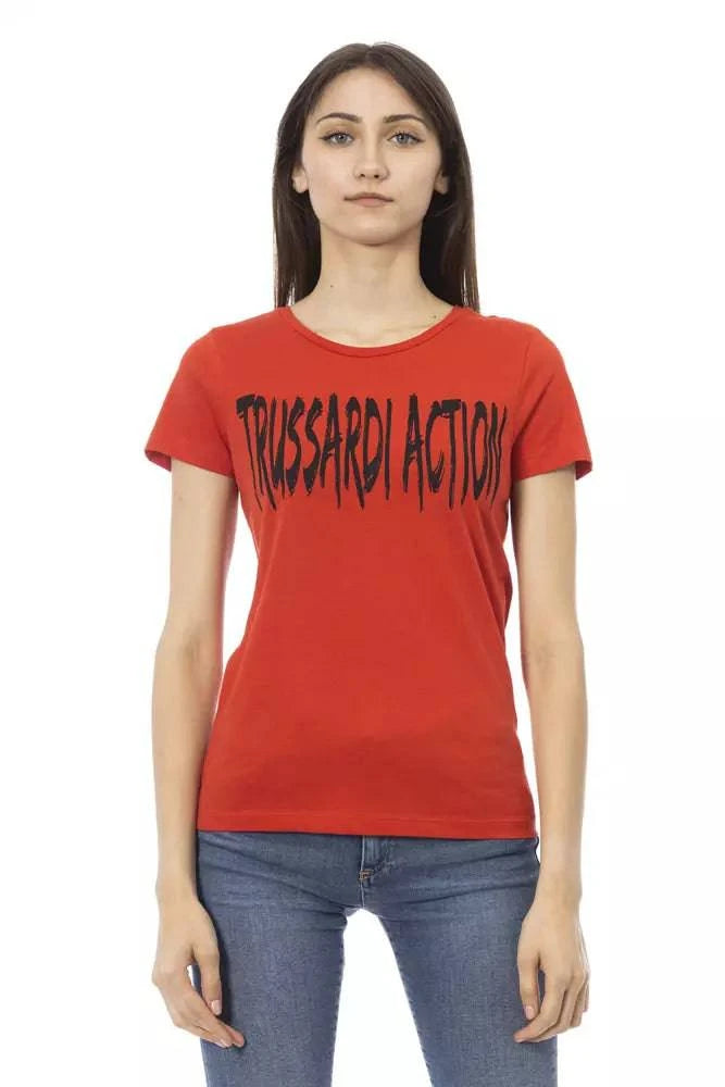 Trussardi Action "Red Cotton Women Top" - ACCEXO