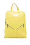 Baldinini Trend Sunshine Yellow Leather Backpack