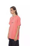 Nicolo Tonetto Pink Cotton Men T-Shirt