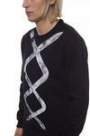 Nicolo Tonetto Black Cotton Men Sweater