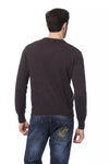 Billionaire Italian Couture Brown Merino Wool Men Sweater