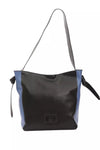 Pompei Donatella Black Leather Women Shoulder Bag