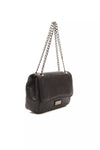 Pompei Donatella Black Leather Women Crossbody