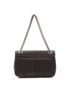 Pompei Donatella Black Leather Women Crossbody