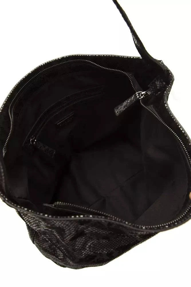 Pompei Donatella Gray Leather Women Shoulder Bag - ACCEXO