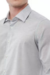 Bagutta Gray Cotton Men Shirt