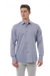 Bagutta Gray Cotton Men Shirt