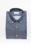 Robert Friedman Blue Cotton Men Shirt