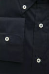 Robert Friedman Black Cotton Men Shirt