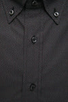 Robert Friedman Black Cotton Men Shirt