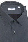 Robert Friedman Black Cotton Men Shirt