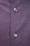 Robert Friedman Burgundy Cotton Men Shirt