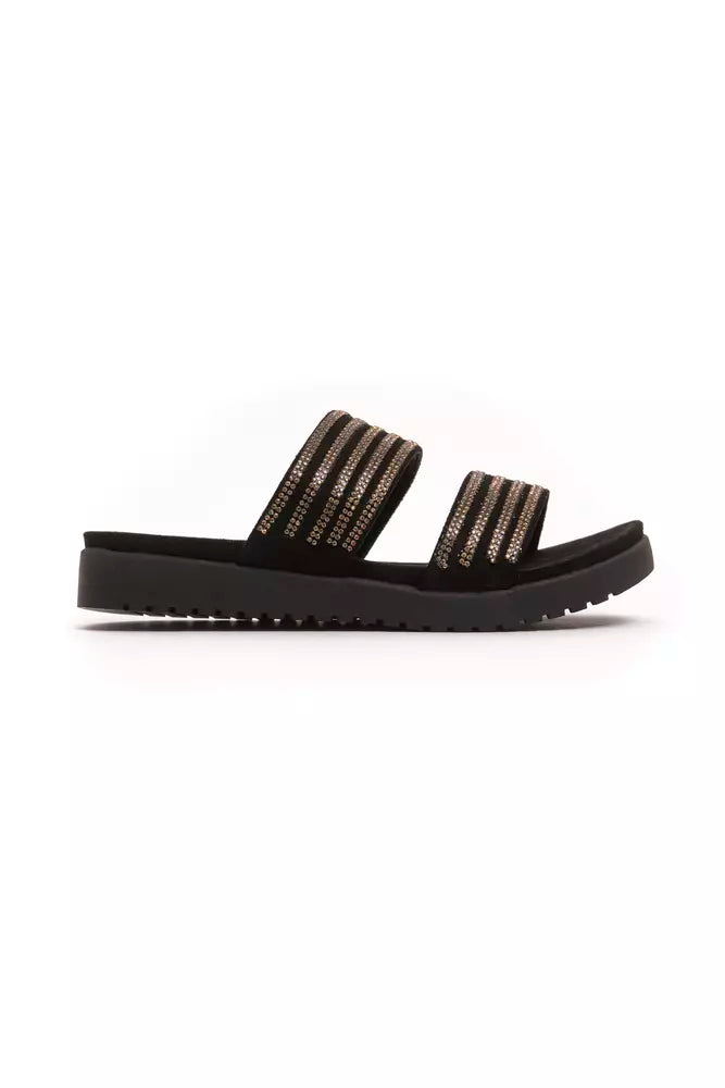 Péché Originel Gold Textile Women Sandal - ACCEXO
