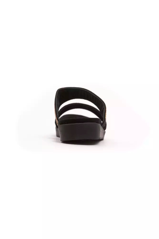 Péché Originel Gold Textile Women Sandal - ACCEXO