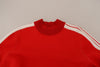 GCDS Elegant Red Pullover Sweater for Men