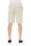 Baldinini Trend Beige Cotton Men Short