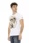 Trussardi Action White Cotton Men TShirt