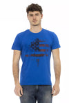 Trussardi Action Blue Cotton Men's T-Shirt