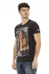 Trussardi Action Black Cotton Men T-Shirt