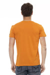 Trussardi Action Orange Cotton Mens TShirt