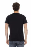 Trussardi Action Black Cotton Men T-Shirt