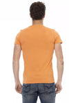 Trussardi Action Orange Cotton Men T-Shirt