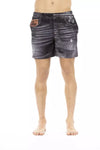 Just Cavalli Black Polyester Men's Swim Short