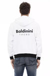 Baldinini Trend White Cotton Men Sweater