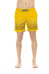 Bikkembergs Yellow Polyester Men Swim Short