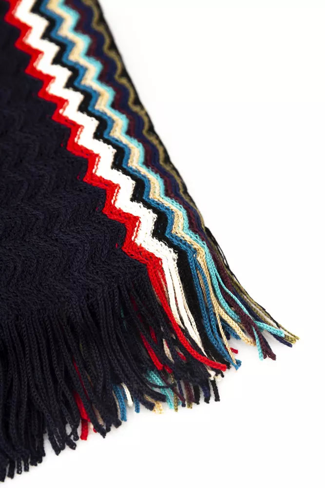 Missoni Black Wool Men Scarf - ACCEXO